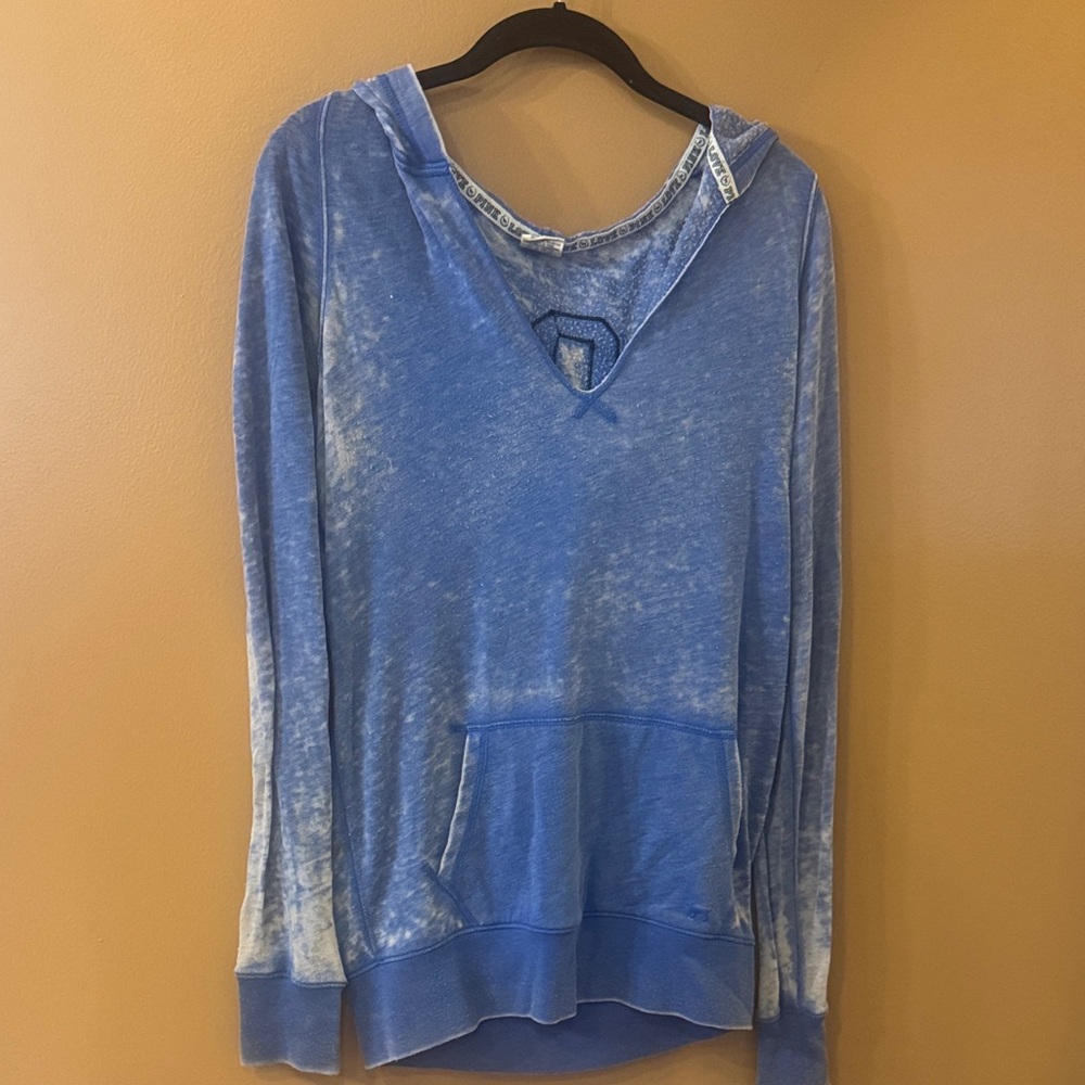 Victoria's Secret Pink Blue V-Neck Top